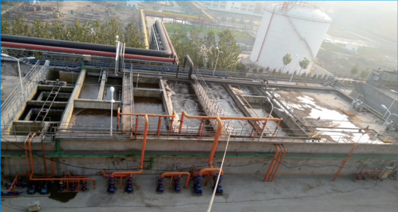 煤化工废水2000m?d，采用AO+MBR膜出水水质达到一级A排放标准